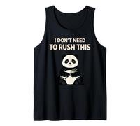 Lindo Sleepy Panda, recuperación del Agotamiento, Alivio del estrés, día de Descanso Camiseta sin Mangas
