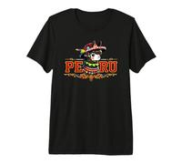 Lindo Sombrero andino Kawaii de Llama Negra Perú Camiseta Premium