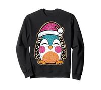 Lindo Sombrero de Papá Noel pingüino animador de Invierno Sudadera