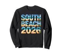 Lindo South Beach 2026 Vacay Vuelo Vacaciones Mamás BFF Vibes Sudadera