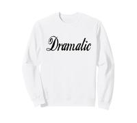 Lindo Soy DRAMÁTICO - Texto Negro Negro Grande Simple Sudadera