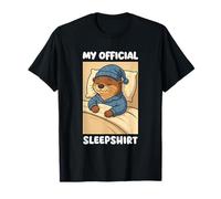 Lindo sueño Nutria Dormir Pijama Divertido mi sueño Disfraz Camiseta