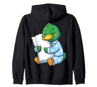 Lindo sueño Pato Abrazando Nube Pijama sueño Sudadera con Capucha