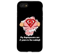 Lindo superhéroe 2 años de Edad niñas Carcasa para iPhone SE (2020) / 7/8