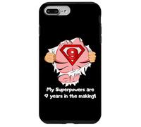 Lindo superhéroe 9 años de Edad niñas Carcasa para iPhone 7 Plus/8 Plus