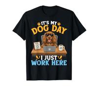 Lindo Sussex Spaniel Jefe Es Mi Perro Día Solo Trabajo Aquí Camiseta