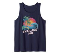 Lindo Tailandia 2026 Vacay Best Ever Vacation Hermanas Mamás Camiseta sin Mangas
