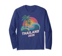 Lindo Tailandia 2026 Vacay Best Ever Vacation Hermanas Mamás Manga Larga