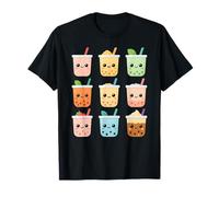 Lindo té de burbujas Kawaii Boba Perlas Tapoica Otaku Manga Camiseta
