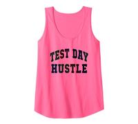 Lindo Test Day Hustle Testing Teacher Brush ELA Stem Mode On Camiseta sin Mangas