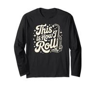 Lindo This How I Roll Cleaning Dusting Lady Dust Squad Clean Manga Larga