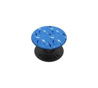 Lindo Tiburón Playa Estética Ballena Costera Océano Azul PopSockets PopGrip Adhesivo
