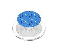 Lindo Tiburón Playa Estética Ballena Costera Océano Azul PopSockets PopGrip para MagSafe
