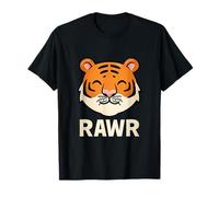 Lindo Tigre Kawaii Tiger RAWR para niños Camiseta