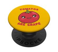 Lindo Tomate Juego de Palabras Divertido Amante de la Comida Humor PopSockets PopGrip Adhesivo