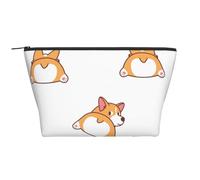 Lindo Trasero de Corgi, Bolsa de artículos de tocador Bolsa de Maquillaje Bolsa de cosméticos Bolsa de artículos de tocador de Viaje portátil
