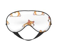 lindo trasero de corgi, Cubreojos completos Antifaz bloqueador de luz Antifaz para dormir Antifaz suave con los ojos vendados Noche