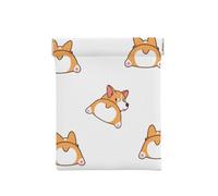 Lindo Trasero de Corgi, Squeeze Top Wallet Bolsa de Almacenamiento para Mujer Monedero pequeño Bolsa de Cambio