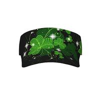 Lindo trébol del día de San Patricio Viseras para Mujeres Hombres Deporte al Aire Libre Visera Sombrero Verde trébol Ajustable Sombreros de Sol