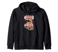 Lindo Tren de Dibujos Animados con Texto Divertido - I Choo Choo Choose You Sudadera con Capucha