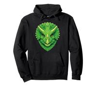Lindo Triceratops con tréboles Arte de Dinosaurio del día de San Patricio Sudadera con Capucha