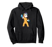 Lindo Unicornio de Kung-Fu Sudadera con Capucha