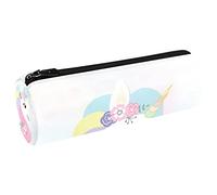 Lindo Unicornio Estuche para lápices Bolsas de cosméticos Estuche para lápices Redondo para útiles Escolares y de Oficina de Arte