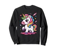 Lindo unicornio goteo gráfico helado goteo niños niñas niños pequeños Sudadera