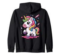 Lindo unicornio goteo gráfico helado goteo niños niñas niños pequeños Sudadera con Capucha