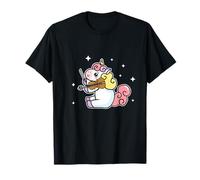 Lindo Unicornio Tocando Violín Regalo Amante Del Violín Camiseta
