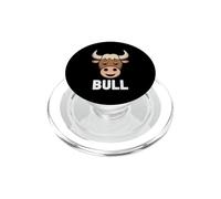 Lindo Vaca Toro Granja Animales Naturaleza Maestros Niños PopSockets PopGrip para MagSafe