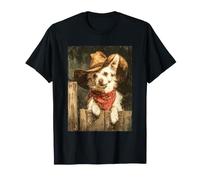 Lindo Vaquero Chihuahua con Sombrero Occidental Ranch Dog Art Graphic Camiseta
