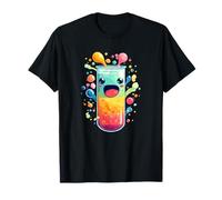 Lindo Vaso de precipitado para experimentos científicos Happy Rainbow Camiseta