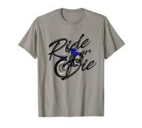 Lindo Viajar O Morir con Motocicleta Camiseta
