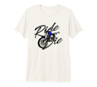 Lindo Viajar O Morir con Motocicleta Camiseta Premium