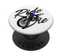 Lindo Viajar O Morir con Motocicleta PopSockets PopGrip Adhesivo