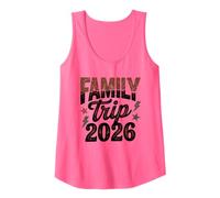 Lindo Viaje Familiar 2026 Vacaciones Crucero Vacay Beach Matching Camiseta sin Mangas