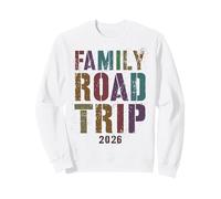 Lindo Viaje Familiar por Carretera 2026 Vacaciones Surfing Beach Travel Sudadera