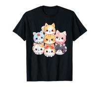 Lindo y Adorable Pijama de Gatito para niños Que aman a los Gatos Camiseta