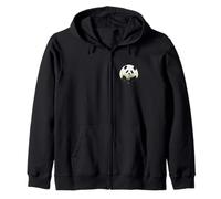 Lindo Y Dulce Panda Come Helado DE BAMBÚ Sudadera con Capucha