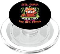 Lindo y tierno y siempre listo para un aperitivo de bambú que soy yo PopSockets PopGrip para MagSafe