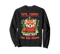 Lindo y tierno y siempre listo para un aperitivo de bambú que soy yo Sudadera