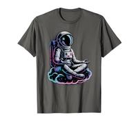 Lindo Yoga Astronauta Bienestar Tai Chi Meditación Zen XiGong Camiseta