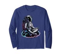 Lindo Yoga Astronauta Bienestar Tai Chi Meditación Zen XiGong Manga Larga