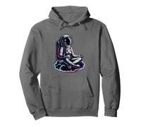 Lindo Yoga Astronauta Bienestar Tai Chi Meditación Zen XiGong Sudadera con Capucha
