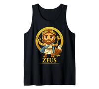 Lindo Zeus Grecia Mitología Griega Dios Chibi Camiseta sin Mangas