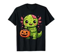 Lindo Zombi Axolotl Halloween Squad Kawaii Undead Salamander Camiseta