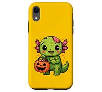 Lindo Zombi Axolotl Halloween Squad Kawaii Undead Salamander Carcasa para iPhone XR