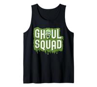 Lindo Zombi de Ghoul Squad Halloween Crew Camiseta sin Mangas