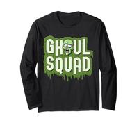 Lindo Zombi de Ghoul Squad Halloween Crew Manga Larga